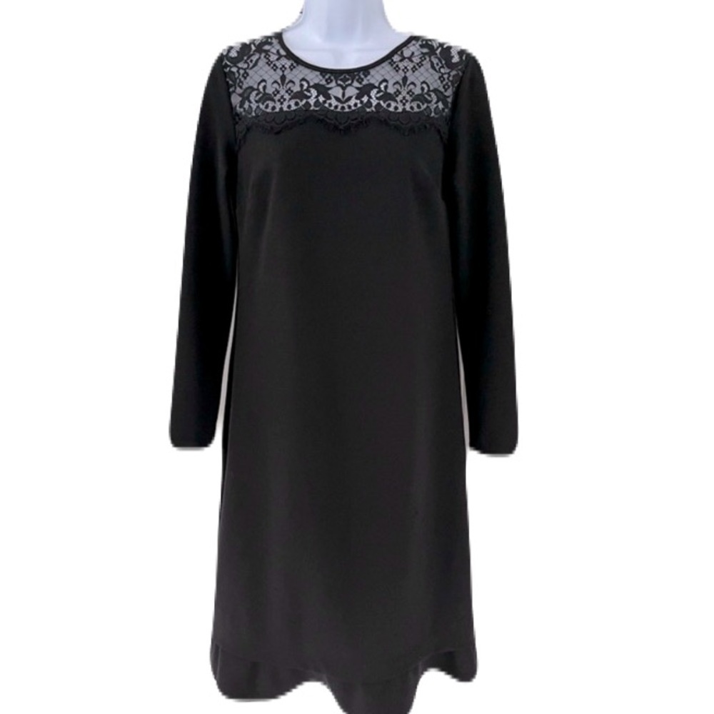 Joe Fresh/ Black long sleeved midi dress/ Size US XS